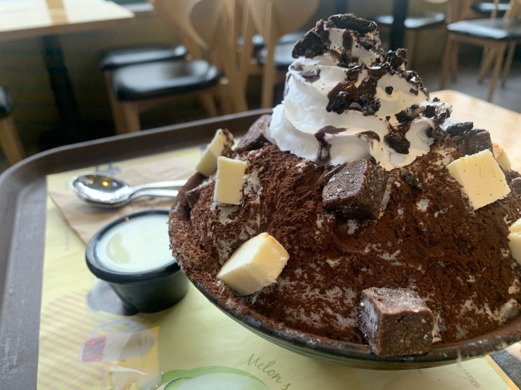  설빙 화곡점 매장 초코브라우니설빙 넓고 편하다