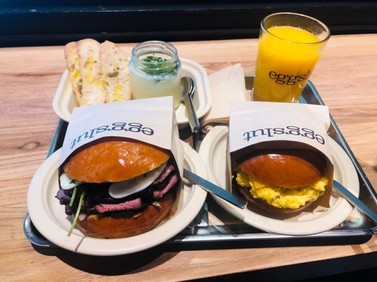  코엑스 맛집 여의도 더현대 줄서서 먹는 에그슬럿
