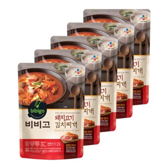 리뷰가 좋은 비비고 돼지고기김치찌개, 460g, 5개 좋아요 리뷰가 좋은 비비고 돼지고기김치찌개, 460g, 5개 좋아요