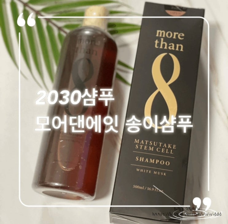  2030샴푸 송이샴푸로 두피 에너지 채워요