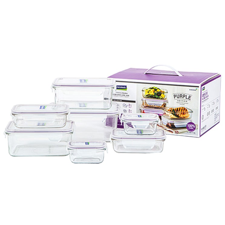최근 인기있는 글라스락 직사각 7조 밀폐용기 선물세트, 1세트, 직사각 150ml 2p + 직사각 400ml 2p + 직사각 1100ml 2p + 직사각 1900ml 1p(로켓배송 최근 인기있는 글라스락 직사각 7조 밀폐용기 선물세트, 1세트, 직사각 150ml 2p + 직사각 400ml 2p + 직사각 1100ml 2p + 직사각 1900ml 1p(로켓배송