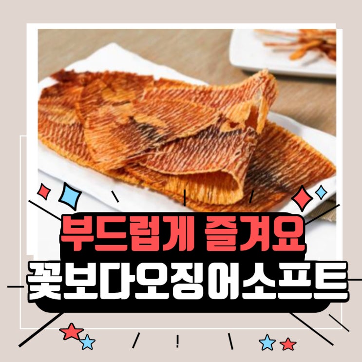  입이 심심할 땐, 한양식품 꽃보다 오징어 소프트