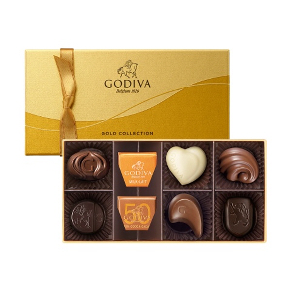 인기있는 고디바 뉴 골드 컬렉션 초콜릿 8p 세트, 84g, 1세트 ···