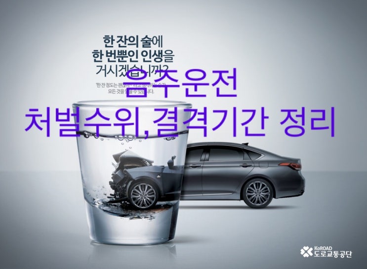  음주운전 벌금,운전면허 결격기간 정리