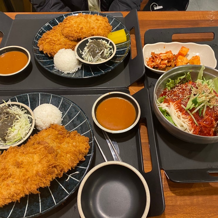 &lt;판교 청담식당&gt; 판교에서 돈까스 여기가 제일 맛있음 돈까스/비빔국수 맛집