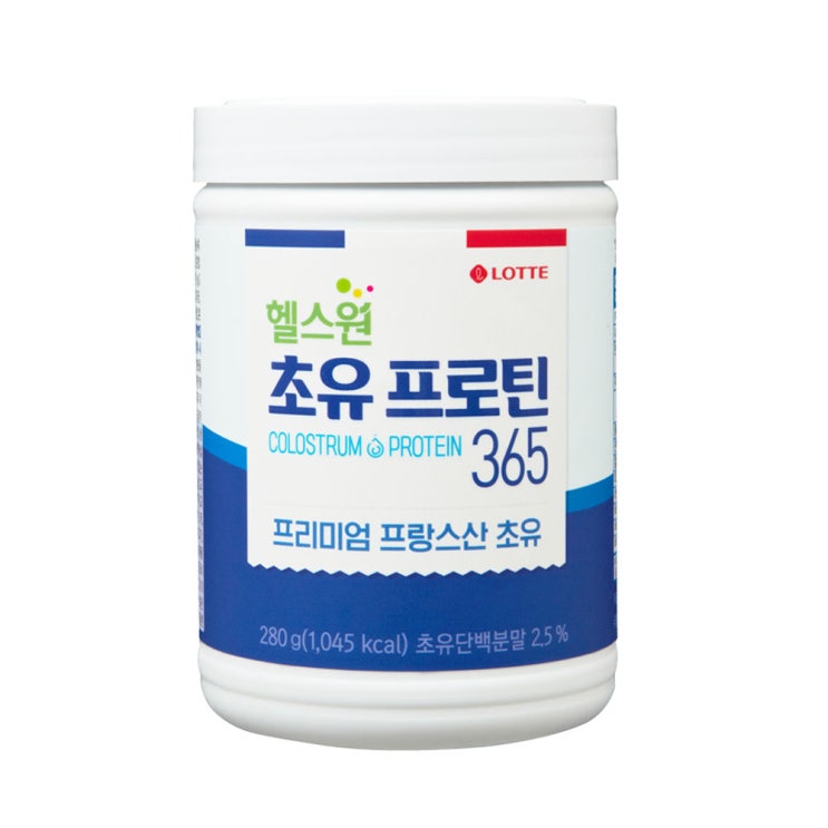 후기가 좋은 롯데헬스원 초유 프로틴 365, 280g, 1개(로켓배송) 추천합니다