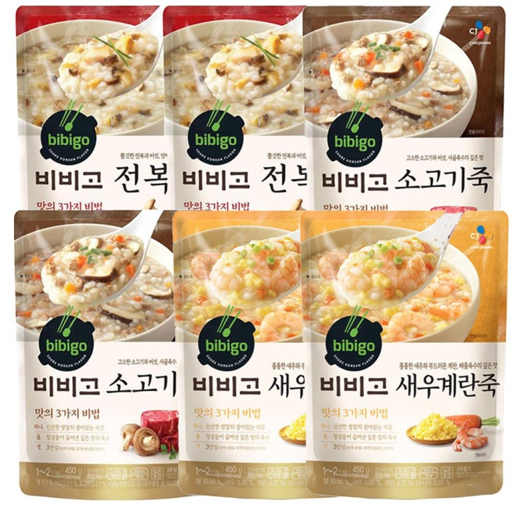 요즘 인기있는 (상온)비비고 전복죽450gx2개+소고기죽450gx2개+새우계란죽450gx2개, 1세트 추천해요 요즘 인기있는 (상온)비비고 전복죽450gx2개+소고기죽450gx2개+새우계란죽450gx2개, 1세트 추천해요