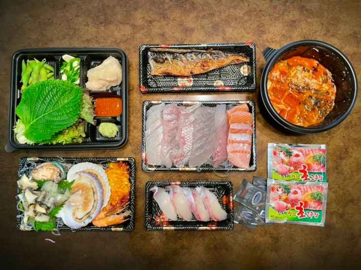  일잔 ; 두툼한 숙성회에 매운탕까지 구성부터 맛까지 모든게 만족스러운 소사벌횟집
