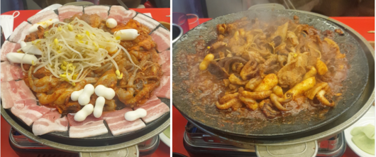  술땡기는 매콤한 신화쭈꾸미삼겹살 [회기/경희대]