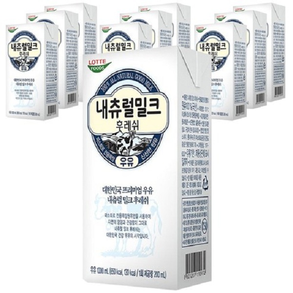 요즘 인기있는 파스퇴르 파스퇴르전용목장 내츄럴밀크1000ml (10팩)/멸균우유, 내츄럴밀크1000ml(10팩) 추천해요