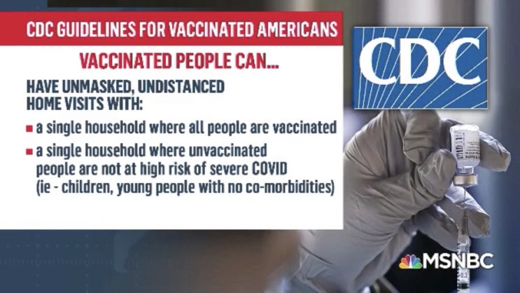 CDC guidance for fully vaccinated people