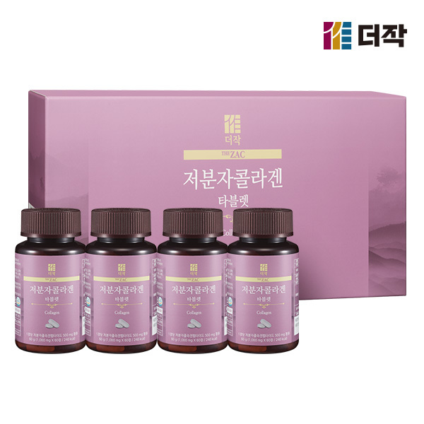 인지도 있는 [더작] [8개월분] 300달톤 저분자콜라겐 타블렛 선물세트 (60정 x 4개입), 상세 설명 참조, 상세 설명 참조 추천해요