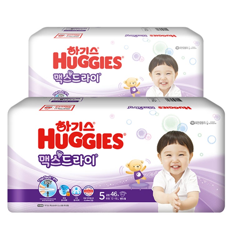 리뷰가 좋은 하기스 NEW 맥스드라이 밴드형 기저귀 남녀공용 특대형 5단계(12~16kg), 92매(로켓배송) ···