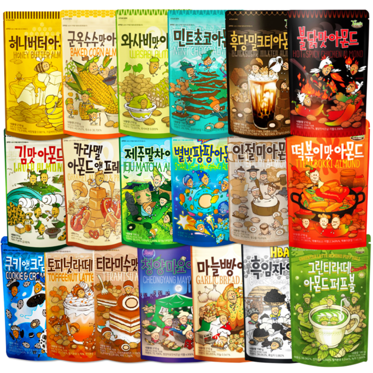 인기 급상승인 길림양행 탐스팜 HBAF 바프 아몬드 19종 중 1선택 대용량 허니버터 210g 청양마요 마늘빵 떡볶이 붉닭 그린티라떼 군옥수수 와사비 민트초코 카라멜 인절미 쿠키앤 인기 급상승인 길림양행 탐스팜 HBAF 바프 아몬드 19종 중 1선택 대용량 허니버터 210g 청양마요 마늘빵 떡볶이 붉닭 그린티라떼 군옥수수 와사비 민트초코 카라멜 인절미 쿠키앤