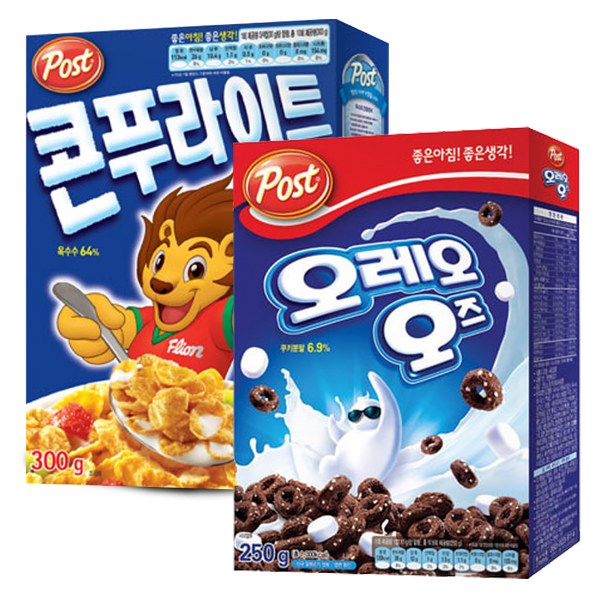 인기있는 포스트 콘푸라이트 300g + 오레오 오즈 250g, 단일상품 좋아요 인기있는 포스트 콘푸라이트 300g + 오레오 오즈 250g, 단일상품 좋아요