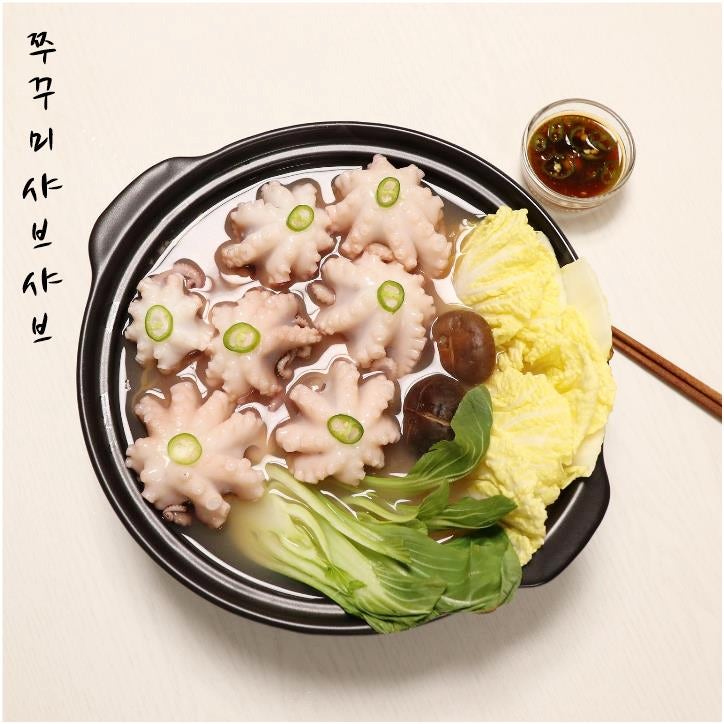 쭈꾸미탕 쭈꾸미 샤브샤브 소스