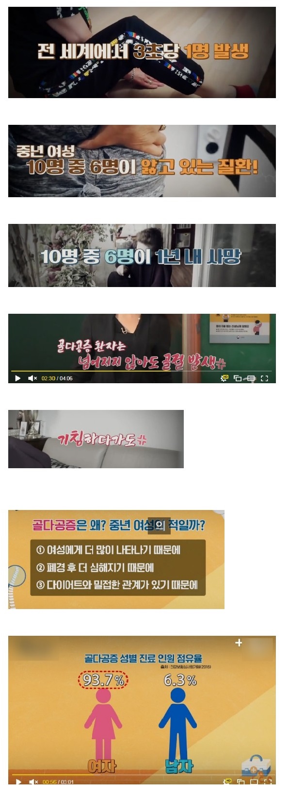  여성의 폐경기증상 과 골다공증