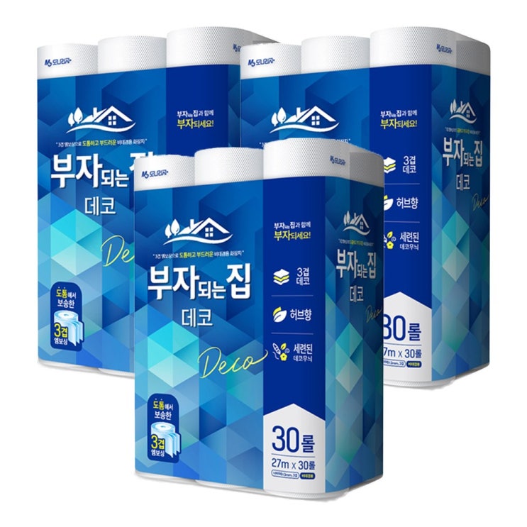 구매평 좋은 부자되는집 데코 3겹 27m 30롤 X 3팩 총 90롤 롤화장지 추천해요 구매평 좋은 부자되는집 데코 3겹 27m 30롤 X 3팩 총 90롤 롤화장지 추천해요