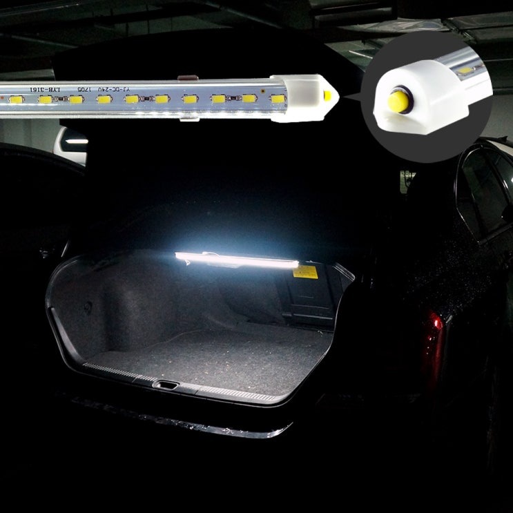 인지도 있는 삼항LED 12V-24V 스위치 트렁크등 LED바, 24V용 33cm 배선형+36mm 전선소켓+2선연장선1M+고정자석 좋아요 인지도 있는 삼항LED 12V-24V 스위치 트렁크등 LED바, 24V용 33cm 배선형+36mm 전선소켓+2선연장선1M+고정자석 좋아요
