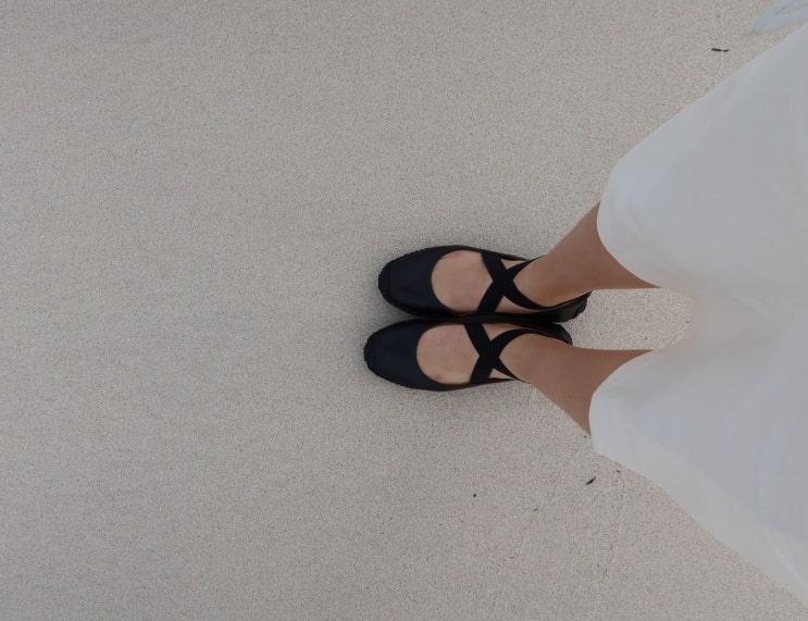  [shoes] 핫한 신발 브랜드 '쿠에른' 발레리나 슈즈 후기!! c (20대 여자 신발, 여자 단화, 플랫슈즈, 쿠에른 사이즈 정보, 발레리나 착용샷, 수제화 신발)