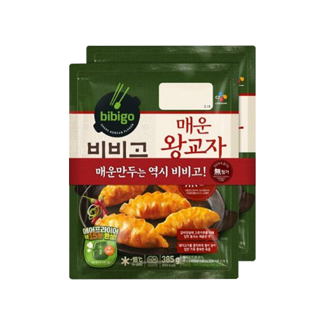 후기가 정말 좋은 CJ 비비고 매운왕교자 만두 385g X 2봉, 비비고 매운왕교자 만두 385g X 2 ···