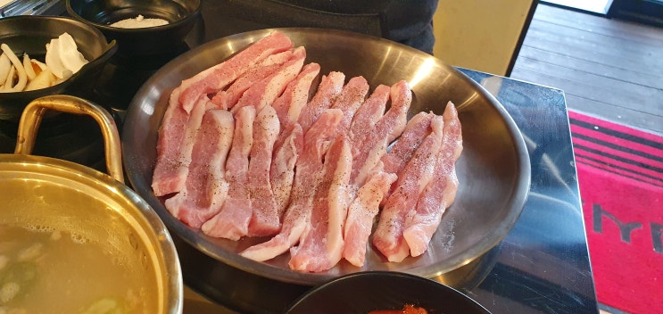  제주 삼화지구 새로생긴 연탄구이 고깃집 맛집! 방문후기!