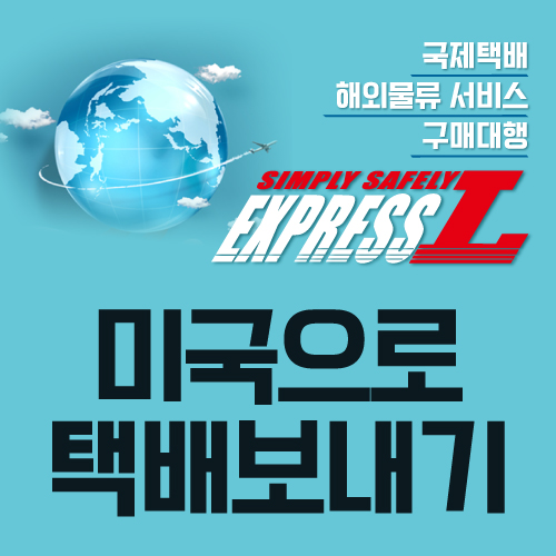  저렴한 미국 택배 배송 쉽고 간편하게 보낼 수 있다