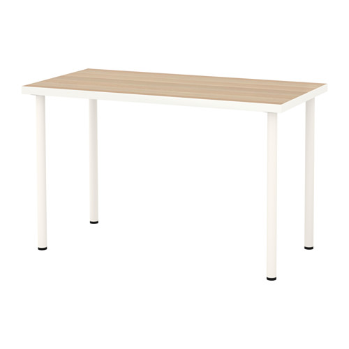 의외로 인기있는 IKEA LINNMON/ADILS 테이블 컴퓨터책상 120 x 60, 테이블:화이트스테인참나무무늬 다리:화이트 추천해요