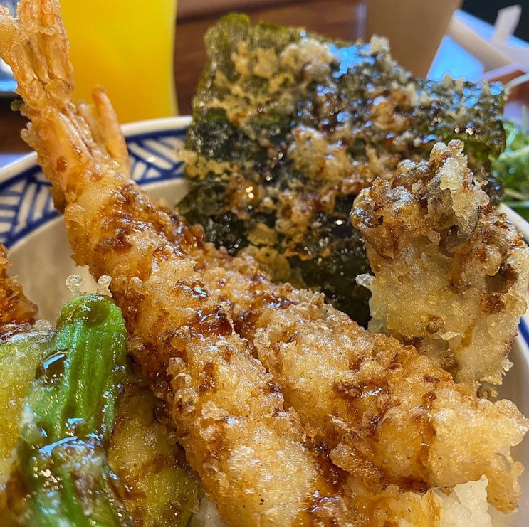  천안맛집 : 저스트텐동의 바삭한 텐동 점심추천!