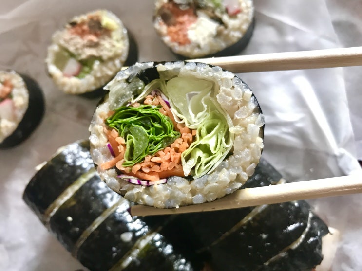  [하단맛집::로봇김밥]아트몰링에서 로봇처럼 강해지는 건강한줄 프리미엄 김밥