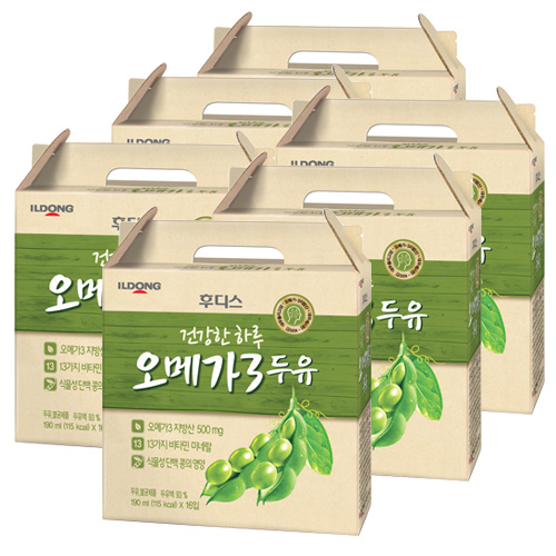 인지도 있는 일동후디스 오메가3두유 190ml 96팩 두유, 96개 ··· 인지도 있는 일동후디스 오메가3두유 190ml 96팩 두유, 96개 ···