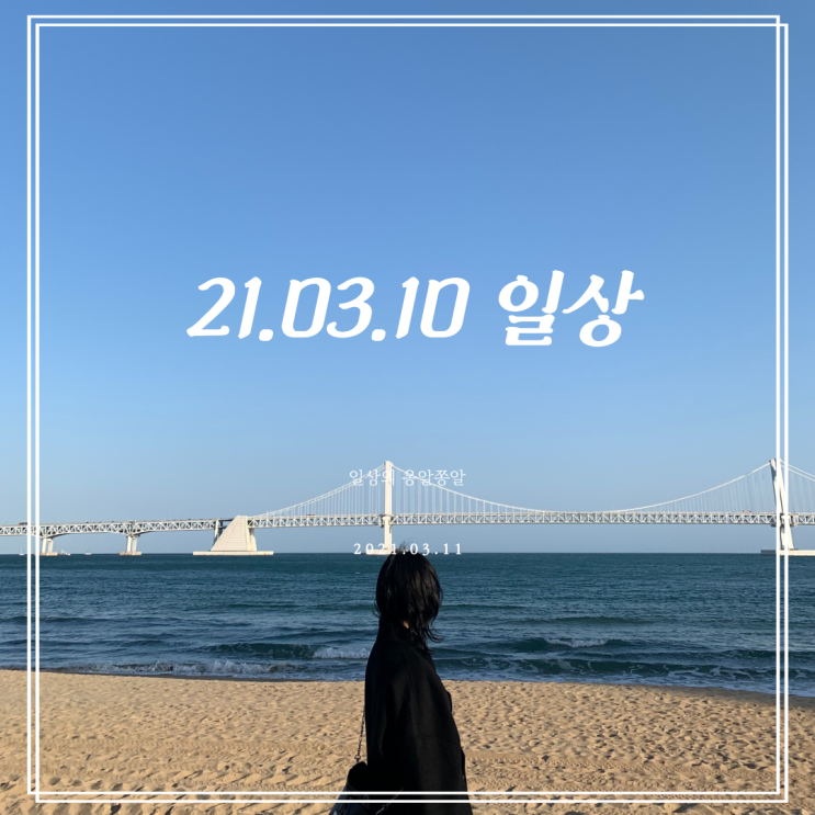  애꾸사과 3월 10일 일상 :)