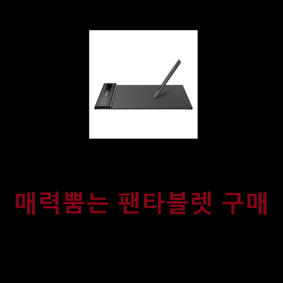 매력뿜는 팬타블렛 구매