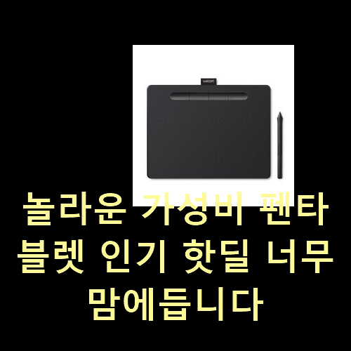 놀라운 가성비 펜타블렛 인기 핫딜 너무 맘에듭니다