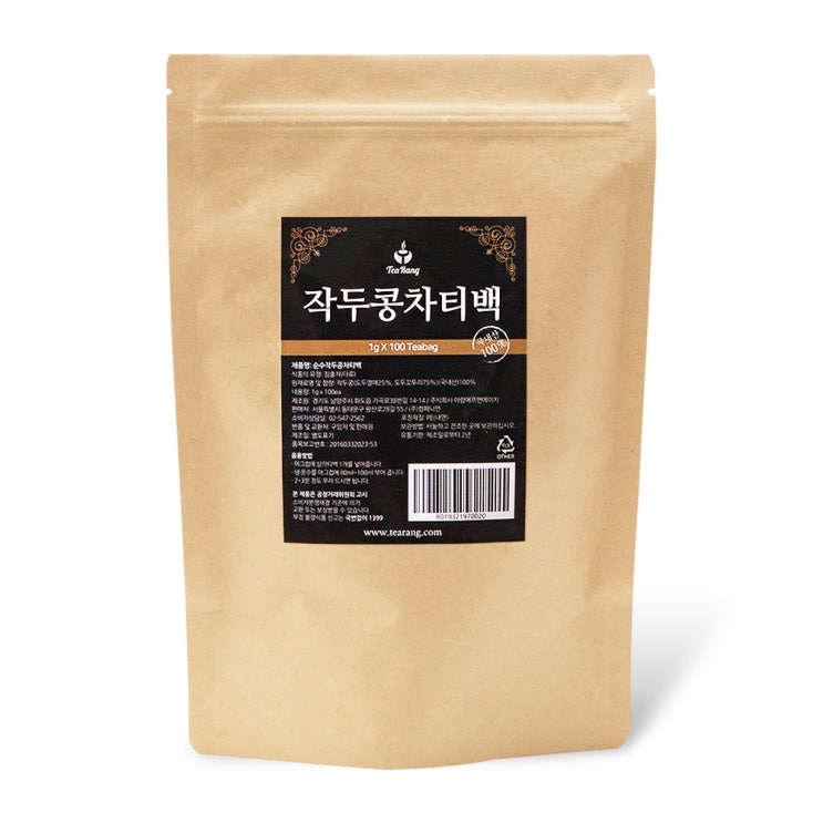 인기있는 티랑 작두콩차 티백, 1g, 100개(로켓배송) ··· 인기있는 티랑 작두콩차 티백, 1g, 100개(로켓배송) ···