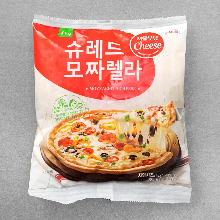 후기가 좋은 서울우유 슈레드 모짜렐라 치즈, 1kg, 1개(로켓배송) 추천합니다