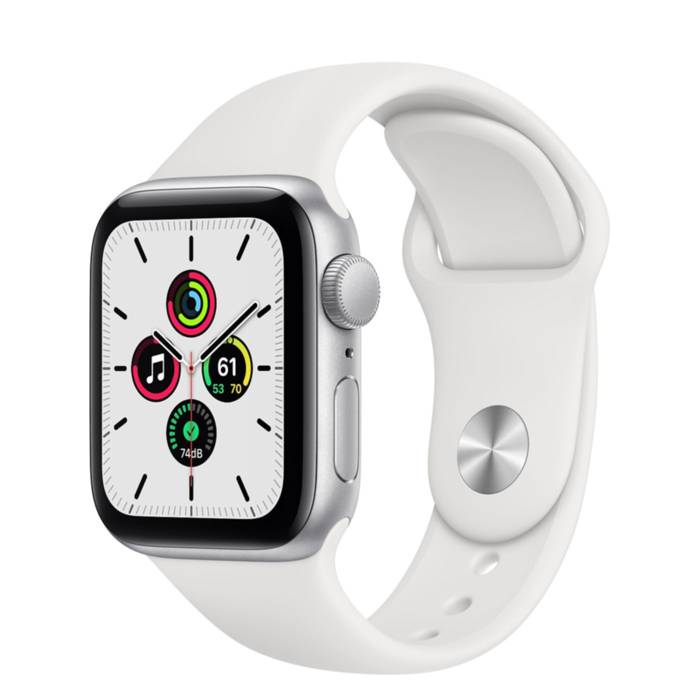  애플워치se44mm순위 Apple 2020년 애플워치 SE, GPS, 실버 알루미늄 케이스, 화이트 스포츠 밴드 가격비교