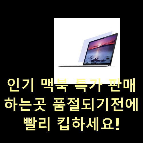 인기 맥북 특가 판매하는곳 품절되기전에 빨리 킵하세요!