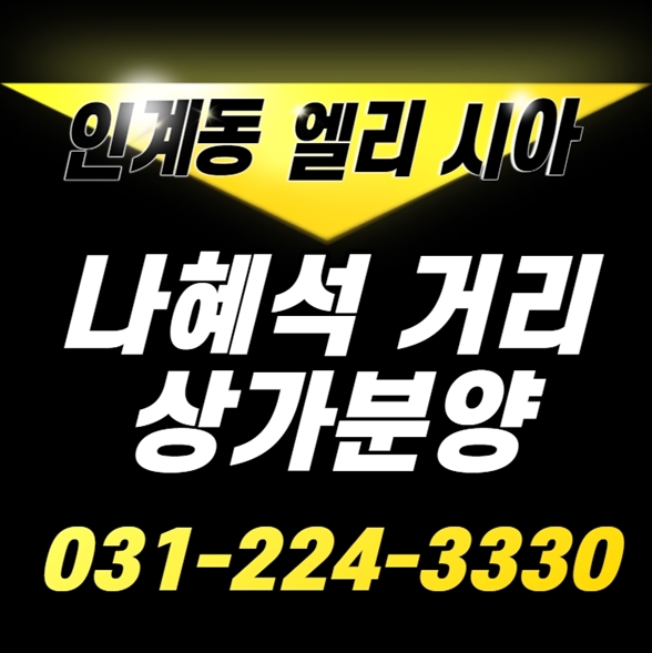  수원 인계동 아임위드 엘리시아 신축상가 분양정보