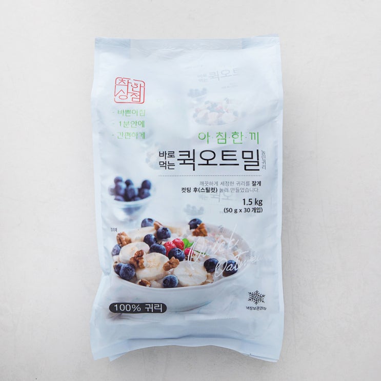 최근 많이 팔린 착한상점 아침한끼 바로먹는 퀵오트밀, 50g, 30개(로켓배송) 추천해요