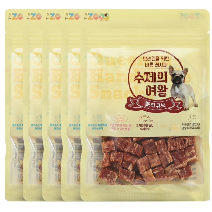 후기가 정말 좋은 더주스 수제의여왕 반려견 간식, 오리큐브, 5개(로켓배송) ··· 후기가 정말 좋은 더주스 수제의여왕 반려견 간식, 오리큐브, 5개(로켓배송) ···