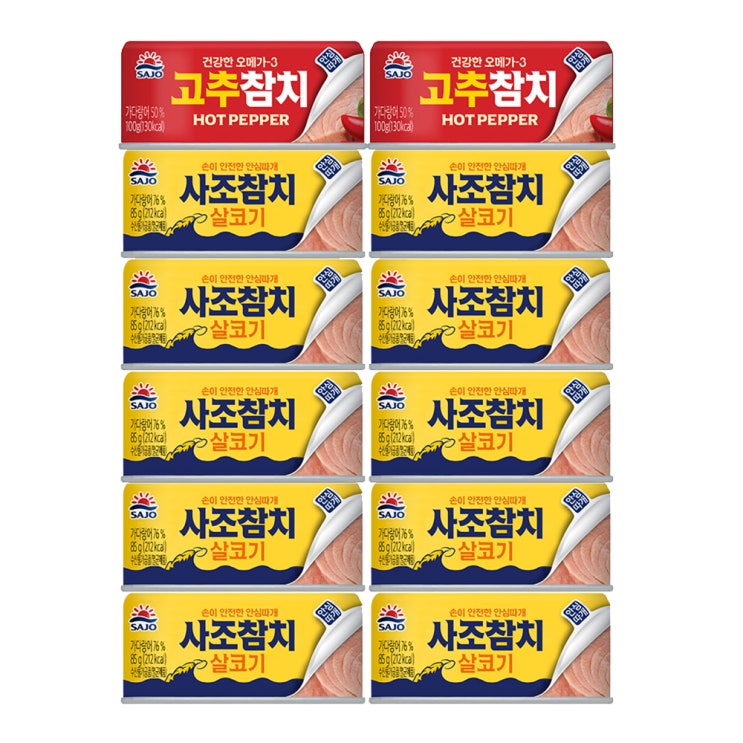 인기 급상승인 사조 살코기참치 85g x 10p + 고추참치100g x 2p, 1세트(로켓배송) 좋아요 인기 급상승인 사조 살코기참치 85g x 10p + 고추참치100g x 2p, 1세트(로켓배송) 좋아요