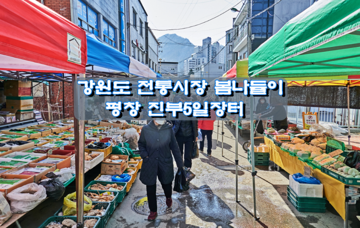 강원도 전통시장 봄나들이 평창 진부5일장터 강원도 전통시장 봄나들이 평창 진부5일장터