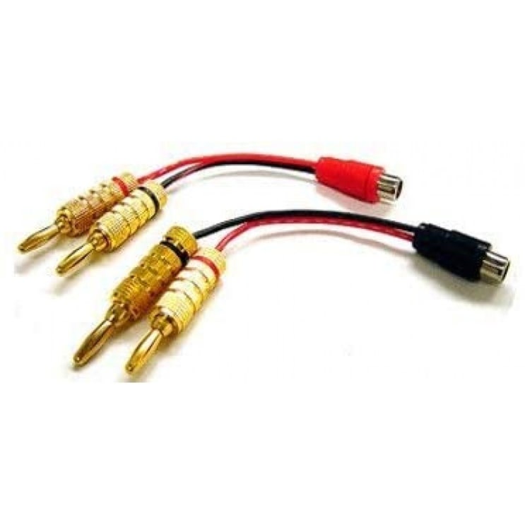 최근 인기있는 Stereo RCA L/R Fono to 스피커 바나나 플러그 어댑터(Amp Receiver: 앰프 수신기용 스테레오 RCA L/R Fono:, 단일옵션, 단일옵션 최근 인기있는 Stereo RCA L/R Fono to 스피커 바나나 플러그 어댑터(Amp Receiver: 앰프 수신기용 스테레오 RCA L/R Fono:, 단일옵션, 단일옵션