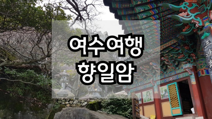  여수 향일암 동백꽃과 기이한 바위동굴이 매력적인 여수 대표여행지