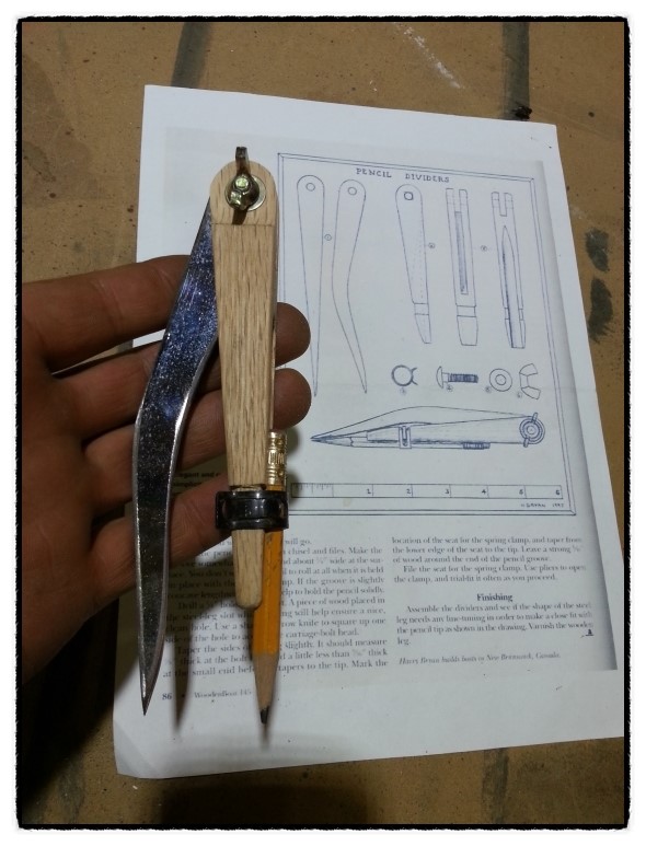  보트빌더용 연필 디바이더(콤파스)
