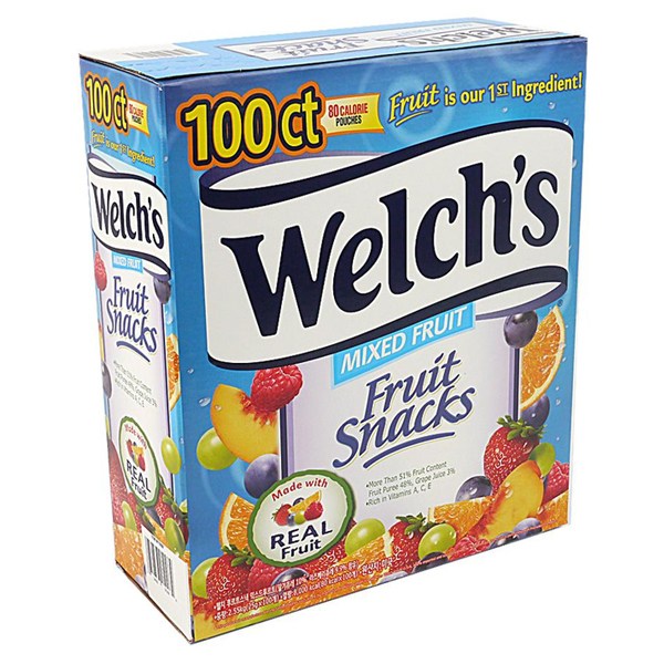 잘팔리는 웰치스 WELCHS 후르츠 젤리 100CT, 25g, 1개 ··· 잘팔리는 웰치스 WELCHS 후르츠 젤리 100CT, 25g, 1개 ···