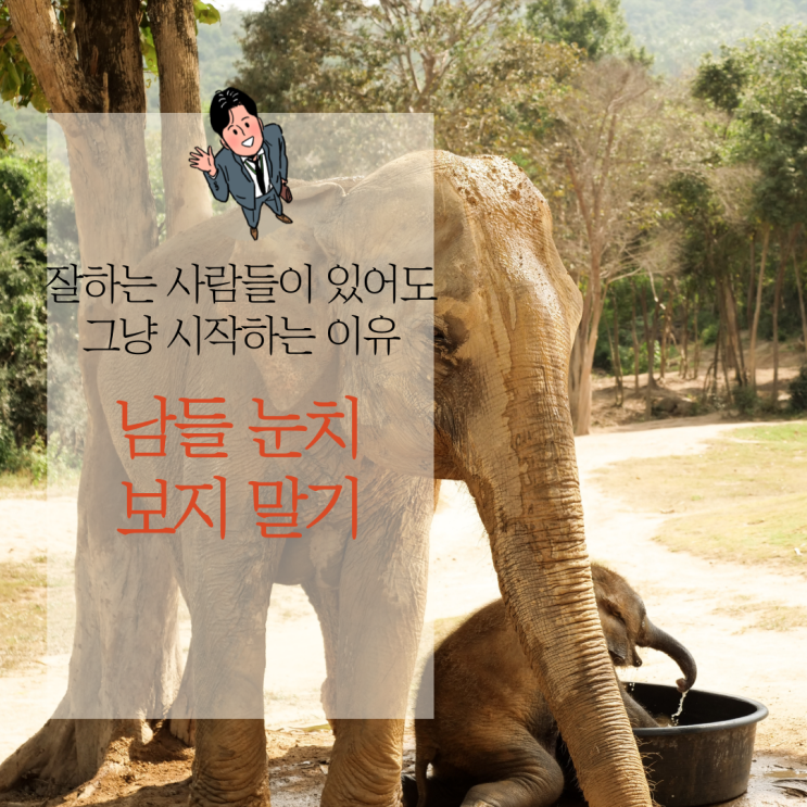  이미 잘하는 사람들이 많아도 시작할 수 있는 이유, 남들 눈치 보지 말기