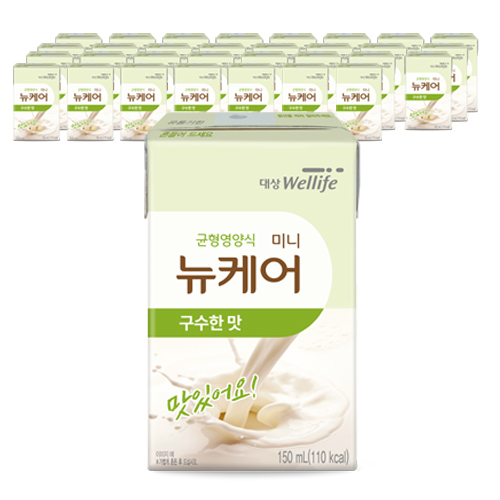 가성비갑 대상웰라이프 뉴케어 미니 구수한맛, 150ml, 32개(로켓배송) 좋아요