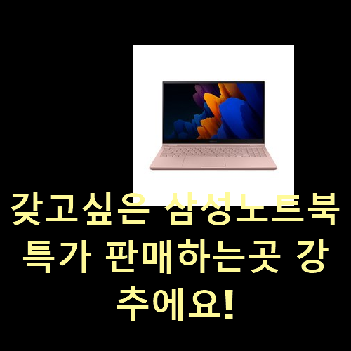  갖고싶은 삼성노트북 특가 판매하는곳 강추에요!